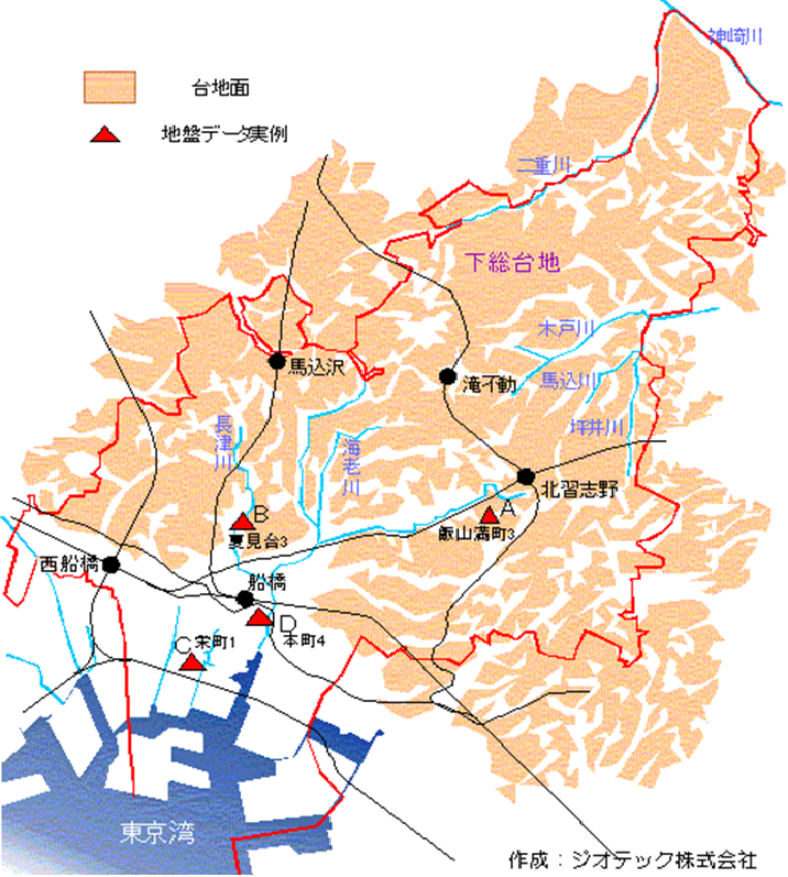 船橋の地形を徹底分析！暮らしやすさと地形の関係