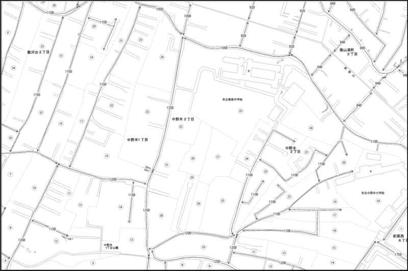 船橋市 地域研究資料1 地形図 船橋市 地域研究資料1 地形図 船橋市 地域研究資料1 地形図